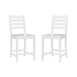 Set Of 2 Flynn Counter Height Barstools - Linon -Linon GUEST 0166e31f 51f0 4d23 a2a7 28fee4d14a98