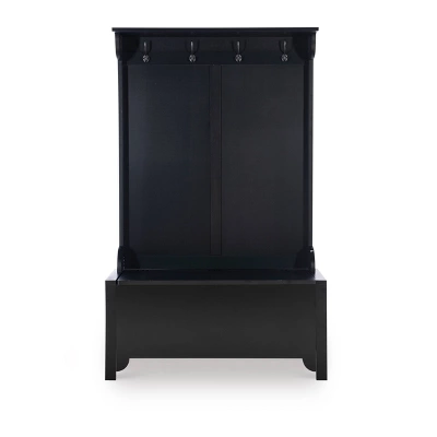 Anna Hall Tree Black - Linon 4 Anna Hall Tree Black - Linon - Image 2