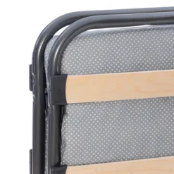 Twin Fensby Folding Bed Gray - Linon -Linon GUEST 02e39275 3388 47a2 99d1 acd1c52f6ef2