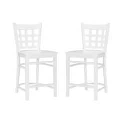 Set Of 2 Lola Counter Height Barstools - Linon -Linon GUEST 03afec78 39ab 498a 947b 6311e3d5309d