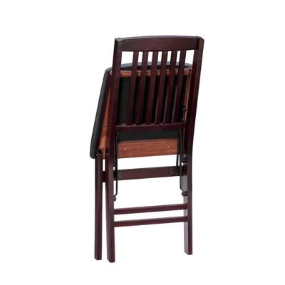 Set Of 2 Triena Mission Back Folding Chair Espresso - Linon 11 Set Of 2 Triena Mission Back Folding Chair Espresso - Linon - Image 9