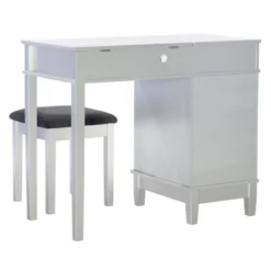 Silver Lattice Vanity Set - Linon -Linon GUEST 0ba8c3ce d8e7 430f 8ee8 92aa038fb125