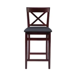 Triena X Back Folding Counter Height Barstool Espresso - Linon -Linon GUEST 0e747971 4abf 4489 8b80 7866e59313bf