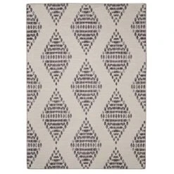 Warson Washable Outdoor Rug Ivory/Brown - Linon -Linon GUEST 1208956d 8fdf 484a bf71 2da5bbfb4ecd