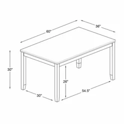 Jordan Dining Table - Linon -Linon GUEST 1313254c a8c6 41ea a234 97fa1e7fd55c
