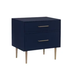 Gloria 2 Drawer Nightstand - Linon -Linon GUEST 140e14e7 775a 44b9 ba0b be7b1e8a2eb7