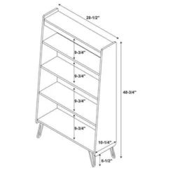 48" Perry 3 Shelf Bookshelf - Linon 25 48" Perry 3 Shelf Bookshelf - Linon -Linon GUEST 1668f447 7d4c 4066 a4fc 0c73d84d4424