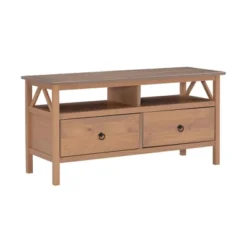 Titian Rustic TV Stand For TVs Up To 40" - Linon 21 Titian Rustic TV Stand For TVs Up To 40" - Linon -Linon GUEST 182f6aff 652e 4ed6 a89d 4e2b635ab2b0