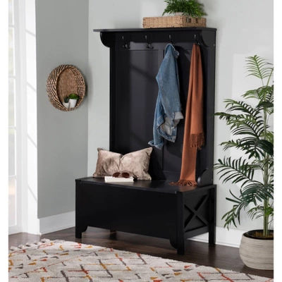 Anna Hall Tree Black - Linon 10 Anna Hall Tree Black - Linon - Image 8