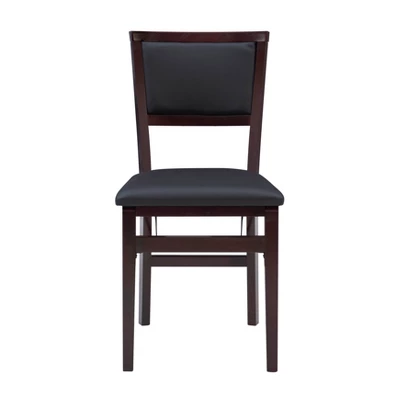 2pc Claire Folding Chair Espresso - Linon 5 2pc Claire Folding Chair Espresso - Linon - Image 3