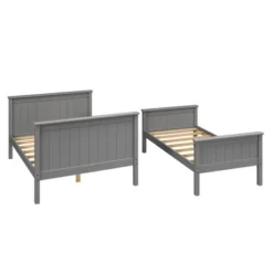Twin Over Full Deirdra Bunk Bed - Linon -Linon GUEST 1c2ab71c ea1b 4198 80a6 a970f9e5b031