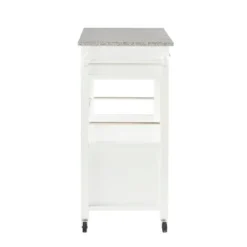 Mitchell Kitchen Cart Granite Top - Linon -Linon GUEST 1cf6654b b363 4a60 97d0 f802238d8fce