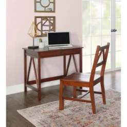Computer Desk Tobacco - Linon -Linon GUEST 1d54ef40 1030 4048 b7b1 00bf0805da9d