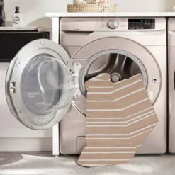 Nimbus Washable Outdoor Rug Tan/Ivory - Linon -Linon GUEST 1f3f80cc 478f 4ffc ae79 c4afdd16dd88