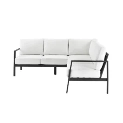 Linon Lark Aluminum Sectional Sofa White -Linon GUEST 2088df48 b56c 48fc 8c08 81fbc6509b59