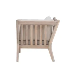 Linon Melita Acacia Corner Chair Beige/Natural -Linon GUEST 20a001d6 96dc 4f46 9123 b2645c2e2725