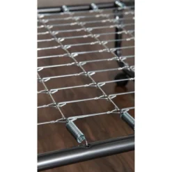 Twin Torino Folding Bed Gray - Linon -Linon GUEST 20a0cd81 c379 4c6c 8fc3 fbb51570d1d7