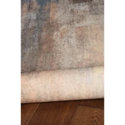 Washable Kyler Rug Beige/Blue - Linon -Linon GUEST 228be112 c0fc 4f49 bf8c 07ec59944c3f