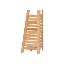 Bracken Bamboo Corner Shelf Natural - Linon -Linon GUEST 22fd98bd b249 4e61 a096 793be8331ff6