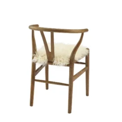 Ellis Wishbone Chair White - Linon -Linon GUEST 24139656 eacb 4958 83ff 172138204149