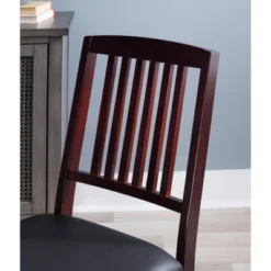 Set Of 2 Triena Mission Back Folding Chair Espresso - Linon 27 Set Of 2 Triena Mission Back Folding Chair Espresso - Linon -Linon GUEST 241dfd37 a529 4ecf 81dd 4b16334f9a46