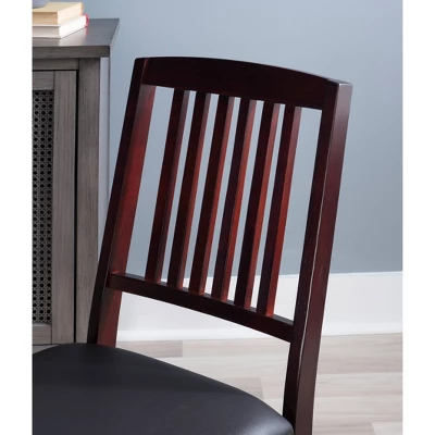 Set Of 2 Triena Mission Back Folding Chair Espresso - Linon 14 Set Of 2 Triena Mission Back Folding Chair Espresso - Linon - Image 12