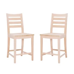 Set Of 2 Flynn Counter Height Barstools - Linon -Linon GUEST 247e2258 9fa2 4616 8fc5 db2865c1e122