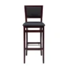 30" Keira Padded Back Folding Bar Stool Espresso Brown - Linon 2 30" Keira Padded Back Folding Bar Stool Espresso Brown - Linon -Linon GUEST 282c8570 f253 4933 ac2a 34db6f5befa5