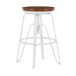 Metal And Wood Stools - Linon -Linon GUEST 299d3cea cd83 479a a031 40ed45a12fe5