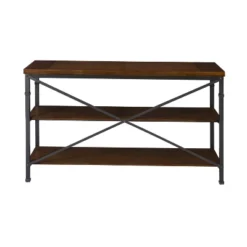 Austin TV Stand For TVs Up To 40" Light Brown - Linon -Linon GUEST 2ce77527 3b6f 4860 8db2 3c598bed9aec