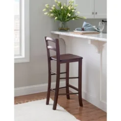 Set Of 2 Emilo Counter Height Barstools - Linon -Linon GUEST 2d5ee24d 8f0b 478e 9f1a 4293e6923ce5