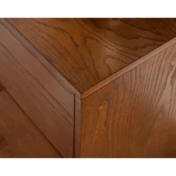 Reid 2 Drawer Nightstand Chest Walnut - Linon -Linon GUEST 2db6dd1f 2e05 46d1 b55f b0e2ecf0db41