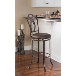 Colton Barstool Brown - Linon -Linon GUEST 2f7e1bed 0f98 45e7 af54 75c25022b339