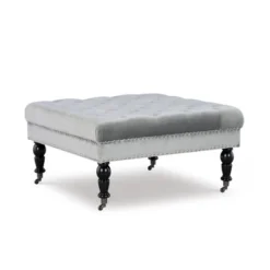Isabelle Square Tufted Ottoman - Linon -Linon GUEST 3066b0de 4ced 40a1 95b2 74c525d5a5e5