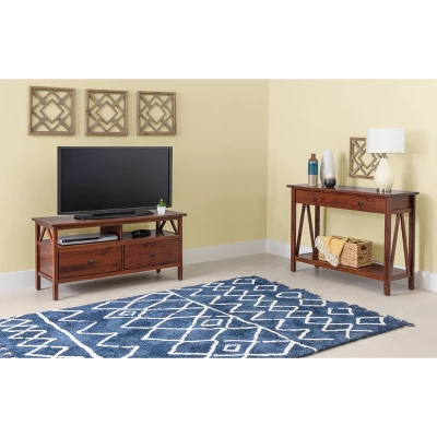 Titian Rustic TV Stand For TVs Up To 40" - Linon 9 Titian Rustic TV Stand For TVs Up To 40" - Linon - Image 7