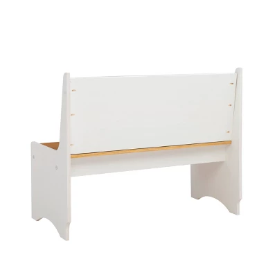 Large Merrill Back Rest Bench - Linon 8 Large Merrill Back Rest Bench - Linon - Image 6
