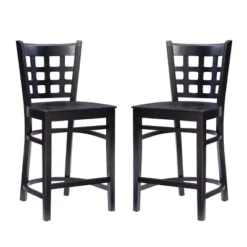 Set Of 2 Lola Counter Height Barstools - Linon -Linon GUEST 3791bd68 09fd 4fe0 a31f 93bf9e27c9cd