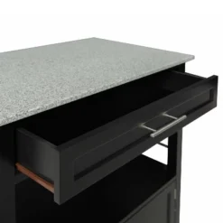 Cameron Kitchen Cart With Granite Top - Linon -Linon GUEST 3917555d 5f54 4640 a8bd 316e929263fa