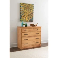 Vanessa 3 Drawer Bookcase Chest Natural - Linon -Linon GUEST 3bfea251 afc3 46b7 ad57 8672eb78add5