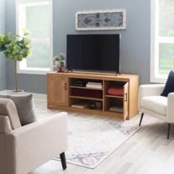 Vanessa 2 Doors TV Stand For TVs Up To 68" - Linon -Linon GUEST 3e9e1afa 374e 4468 ae34 fa28558dc2e8