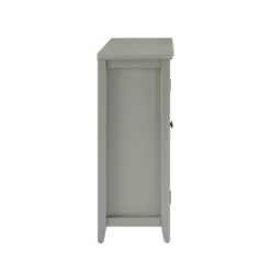 Largo Double Door Cabinet Gray - Linon -Linon GUEST 3ebb1e88 f2cc 4d5b ab89 9e809cab8f4e