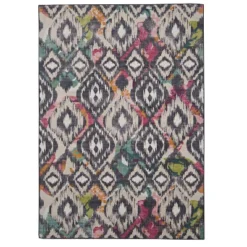 Govan Washable Outdoor Rug Ivory/Charcoal - Linon -Linon GUEST 3fd2bfe1 2e74 4408 b167 fad8275e62a5