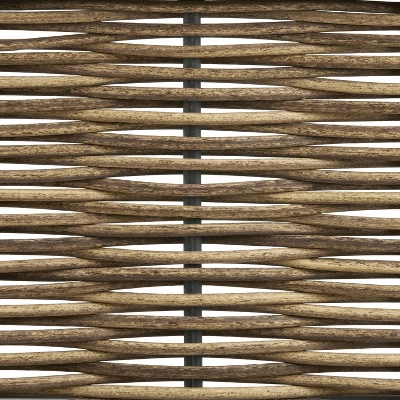 Ashby Loveseat - Gray/Black/Natural - Linon 10 Ashby Loveseat - Gray/Black/Natural - Linon - Image 8