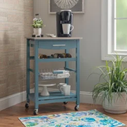 Clarke Kitchen Cart - Linon 31 Clarke Kitchen Cart - Linon -Linon GUEST 43759889 1de5 4e3c 8060 06e185be94f1
