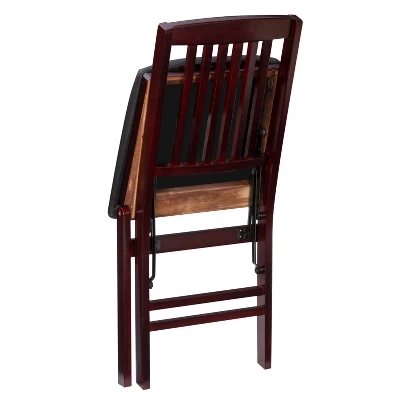 Set Of 2 Triena Mission Back Folding Chair Espresso - Linon 10 Set Of 2 Triena Mission Back Folding Chair Espresso - Linon - Image 8