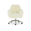 Fiona Chrome Base Office Chair - Linon -Linon GUEST 4c8b5d67 aa6c 440a 9c14 7875b7f9eece