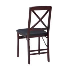 Set Of 2 Triena X Back Folding Chair Upholstered Seat Espresso - Linon 17 Set Of 2 Triena X Back Folding Chair Upholstered Seat Espresso - Linon -Linon GUEST 4e783234 d269 426b a0cf 7fc5f88a5623
