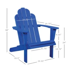 Adirondack Chair - Linon -Linon GUEST 4fc3372c 22b8 4ba7 8ec1 b9ff61903cd1