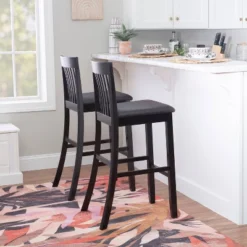 30" Torino Craftsmen Barstool - Linon -Linon GUEST 511ecb82 f7a1 4ad9 8ecb 8fae8b0e2708