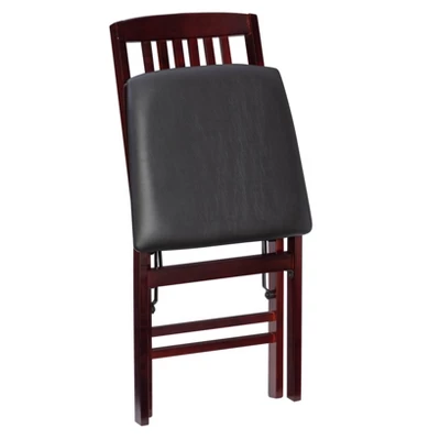 Set Of 2 Triena Mission Back Folding Chair Espresso - Linon 9 Set Of 2 Triena Mission Back Folding Chair Espresso - Linon - Image 7